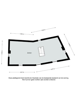 Plattegrond - Kemkensweg 4, 6436 CN Amstenrade - Kemkensweg 4 Amstenrade - Zolder 2D.jpg